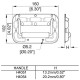 Surface Mount Sprung Flip Handle